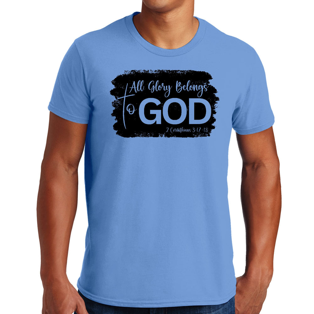 Mens Graphic T-shirt All Glory Belongs to God Print - Mens | T-Shirts