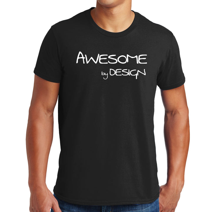 Mens Graphic T-shirt Awesome by Design White Print - Mens | T-Shirts