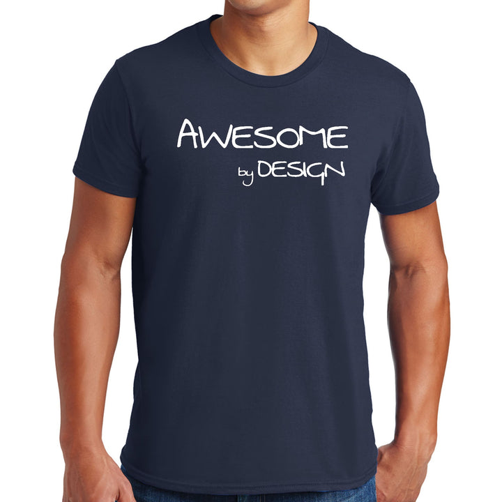 Mens Graphic T-shirt Awesome by Design White Print - Mens | T-Shirts