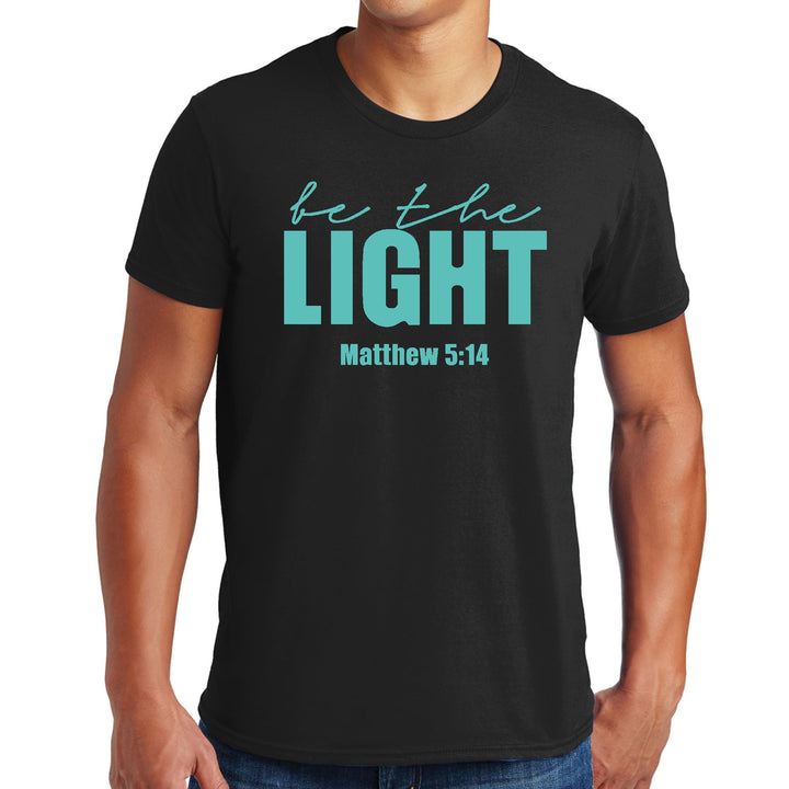 Mens Graphic T-shirt be the Light Print - Mens | T-Shirts