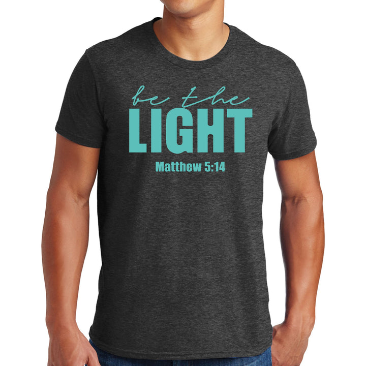 Mens Graphic T-shirt be the Light Print - Mens | T-Shirts