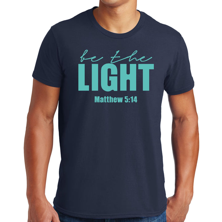 Mens Graphic T-shirt be the Light Print - Mens | T-Shirts