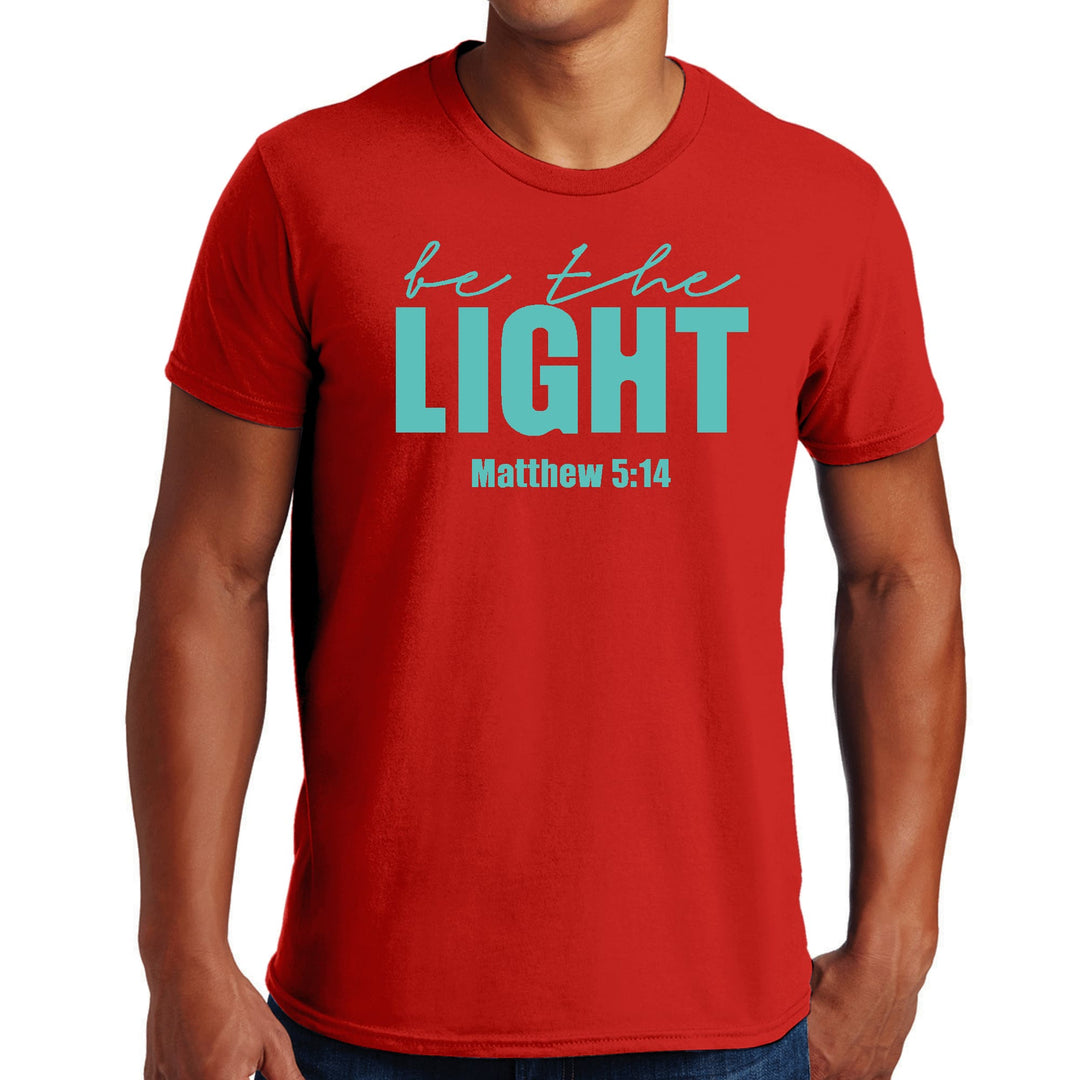 Mens Graphic T-shirt be the Light Print - Mens | T-Shirts