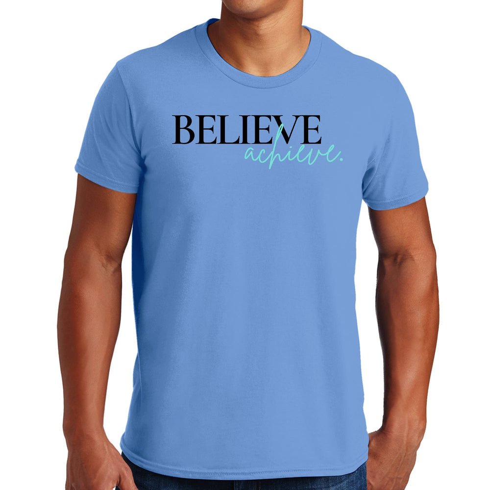 Mens Graphic T-shirt Believe and Achieve - Mens | T-Shirts