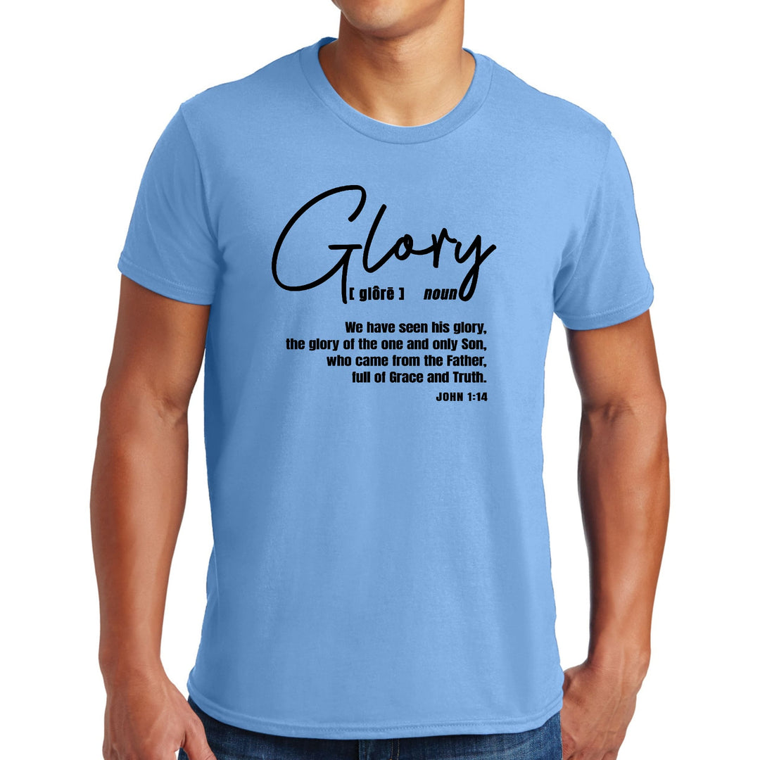 Mens Graphic T-shirt Glory - Christian Inspiration Black - Mens | T-Shirts