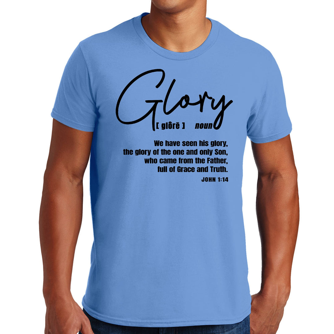 Mens Graphic T-shirt Glory - Christian Inspiration Black - Mens | T-Shirts