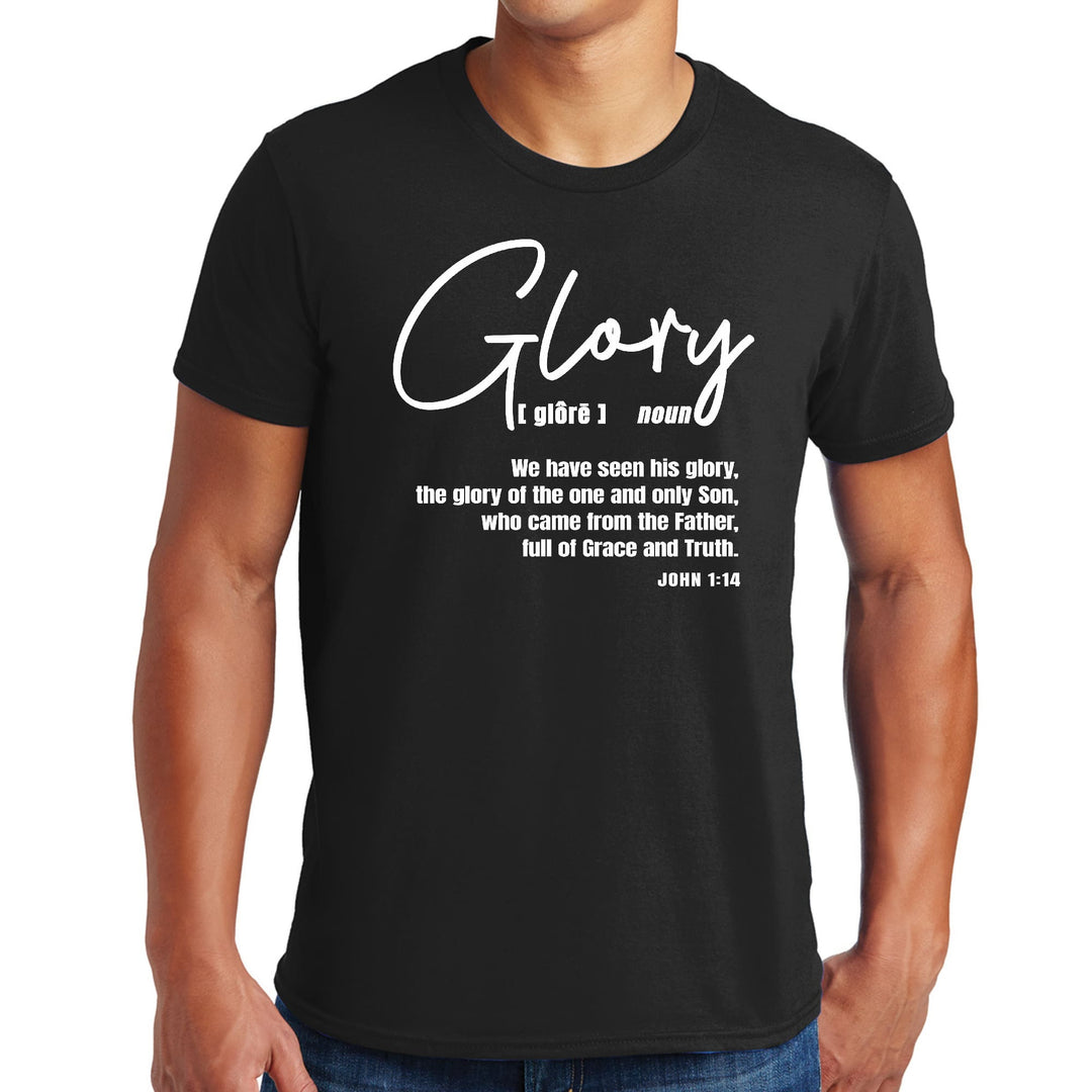 Mens Graphic T-shirt Glory - Christian Inspiration - Mens | T-Shirts