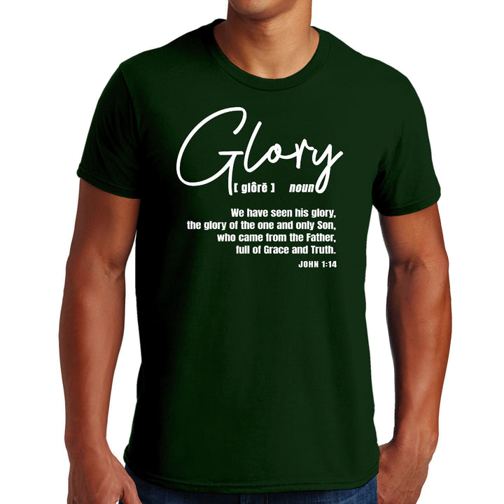 Mens Graphic T-shirt Glory - Christian Inspiration - Mens | T-Shirts