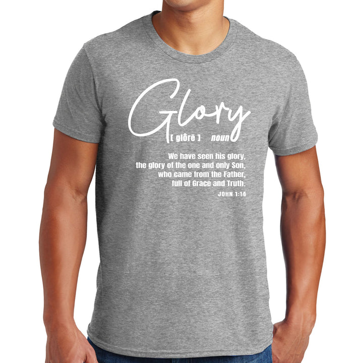 Mens Graphic T-shirt Glory - Christian Inspiration - Mens | T-Shirts