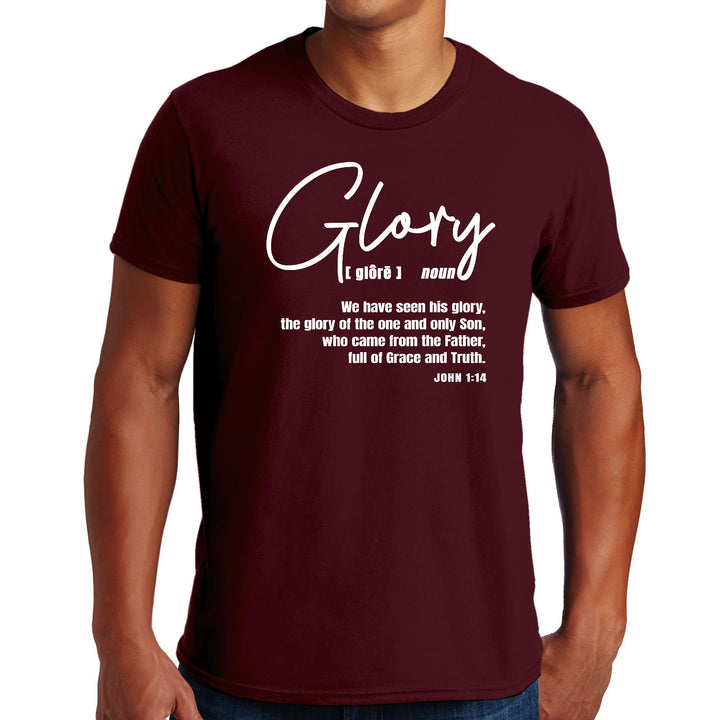 Mens Graphic T-shirt Glory - Christian Inspiration - Mens | T-Shirts