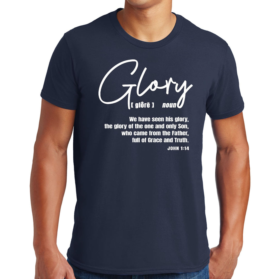 Mens Graphic T-shirt Glory - Christian Inspiration - Mens | T-Shirts