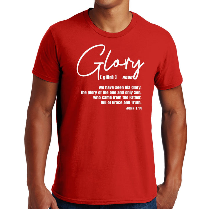 Mens Graphic T-shirt Glory - Christian Inspiration - Mens | T-Shirts