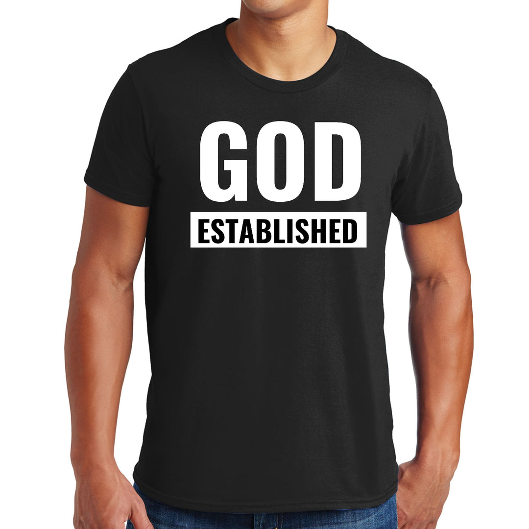 Mens Graphic T-shirt God Established - Mens | T-Shirts