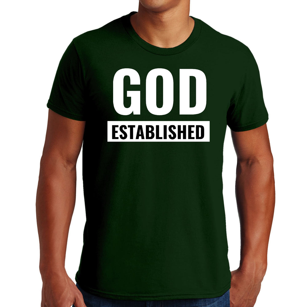 Mens Graphic T-shirt God Established - Mens | T-Shirts