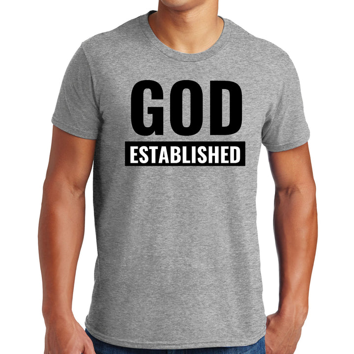 Mens Graphic T-shirt God Established - Mens | T-Shirts