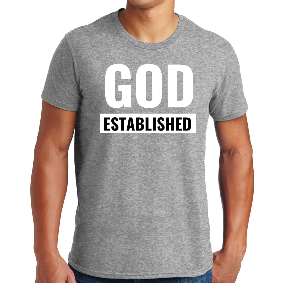 Mens Graphic T-shirt God Established - Mens | T-Shirts