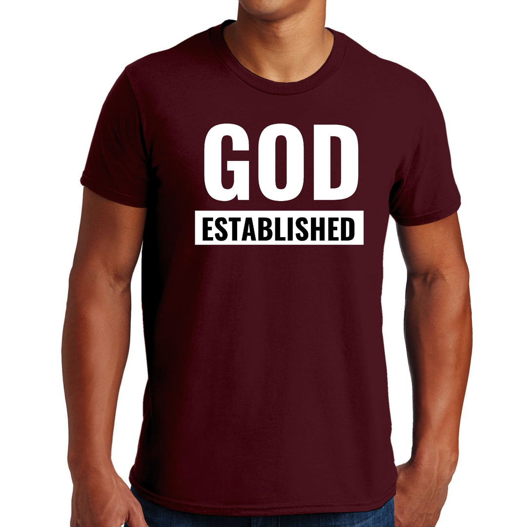 Mens Graphic T-shirt God Established - Mens | T-Shirts