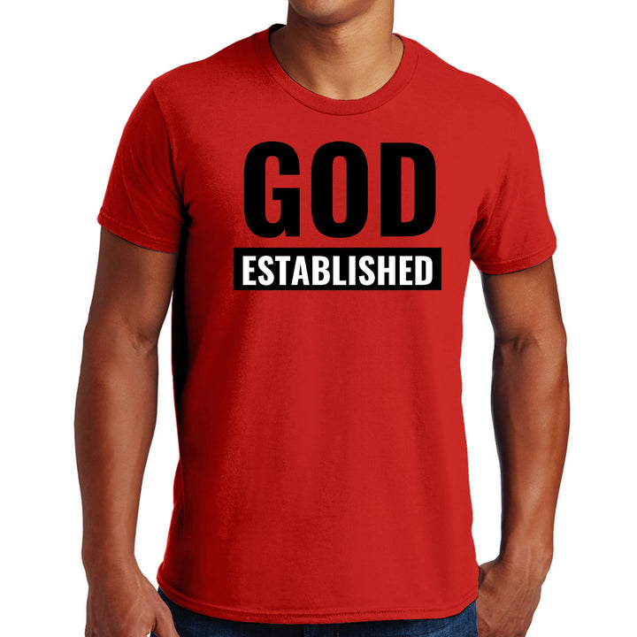 Mens Graphic T-shirt God Established - Mens | T-Shirts