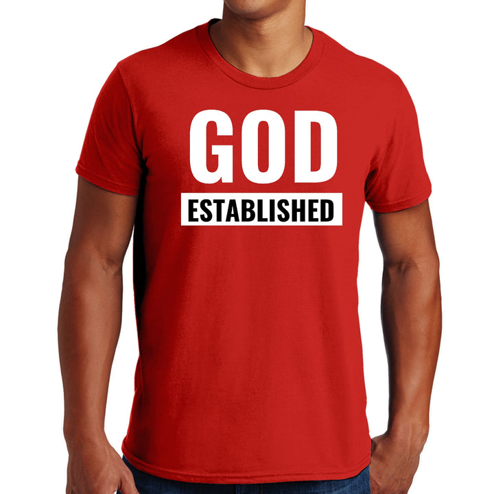 Mens Graphic T-shirt God Established - Mens | T-Shirts