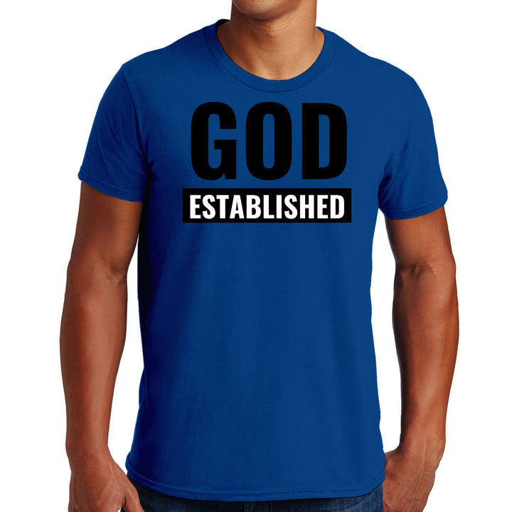 Mens Graphic T-shirt God Established - Mens | T-Shirts