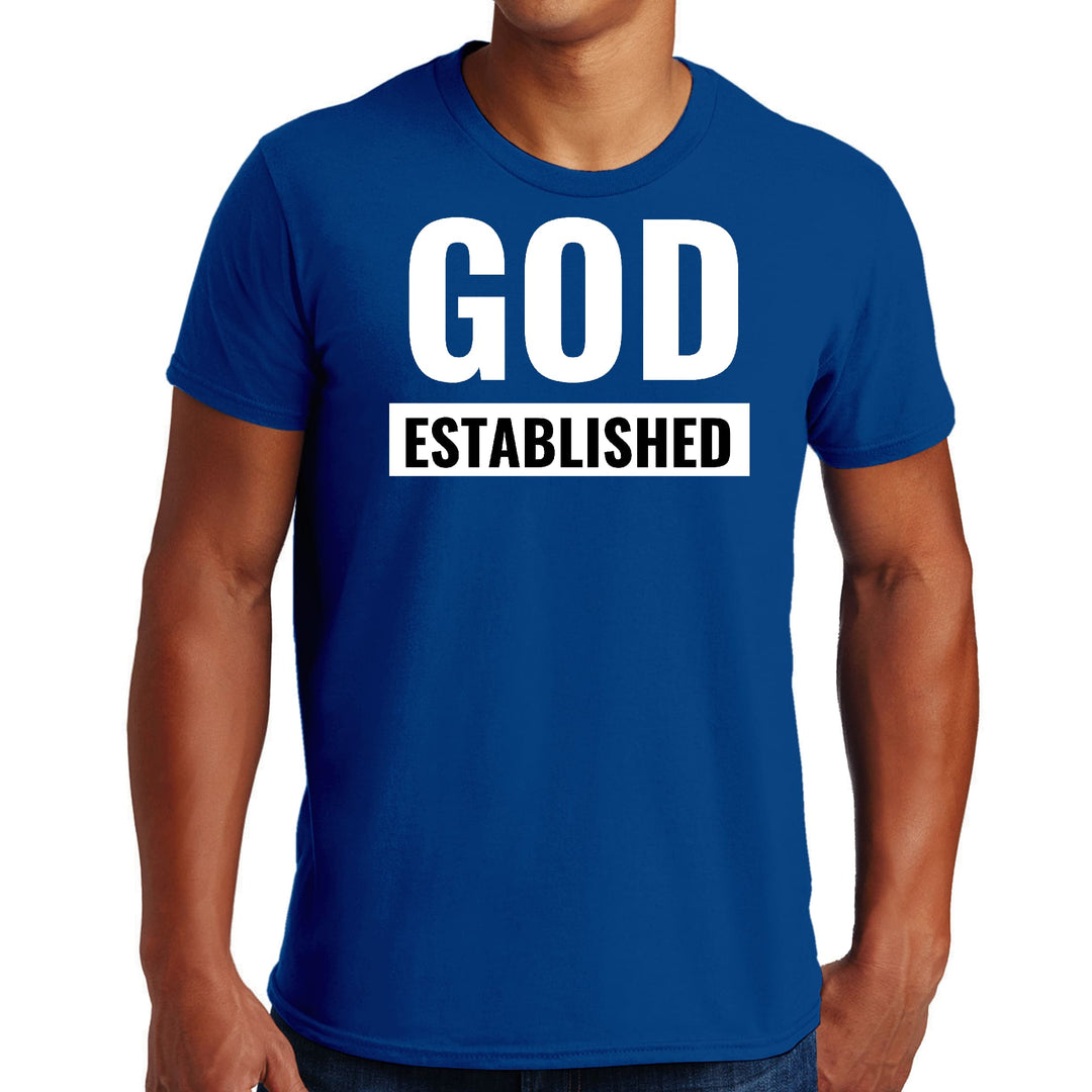 Mens Graphic T-shirt God Established - Mens | T-Shirts