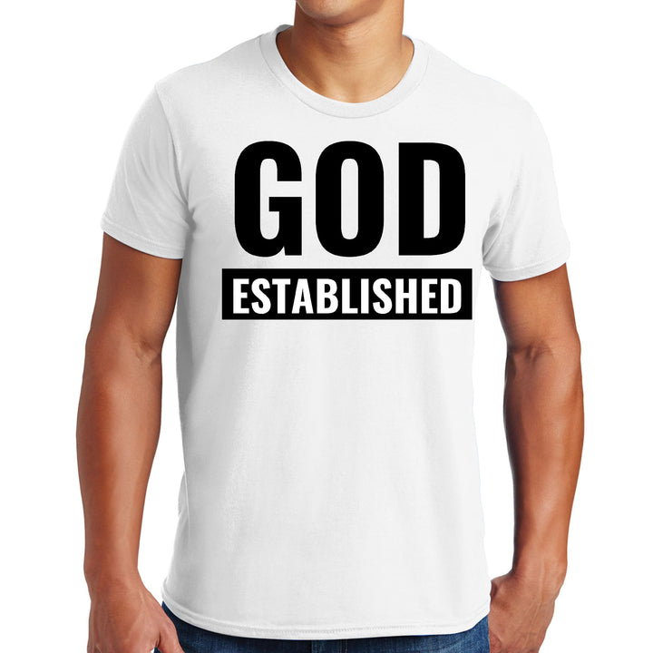 Mens Graphic T-shirt God Established - Mens | T-Shirts