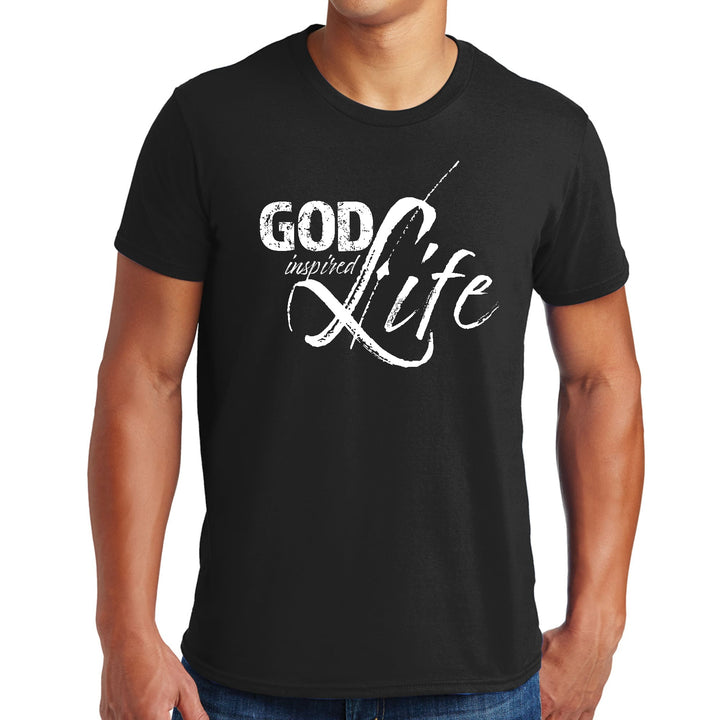 Mens Graphic T-shirt God Inspired Life - Mens | T-Shirts