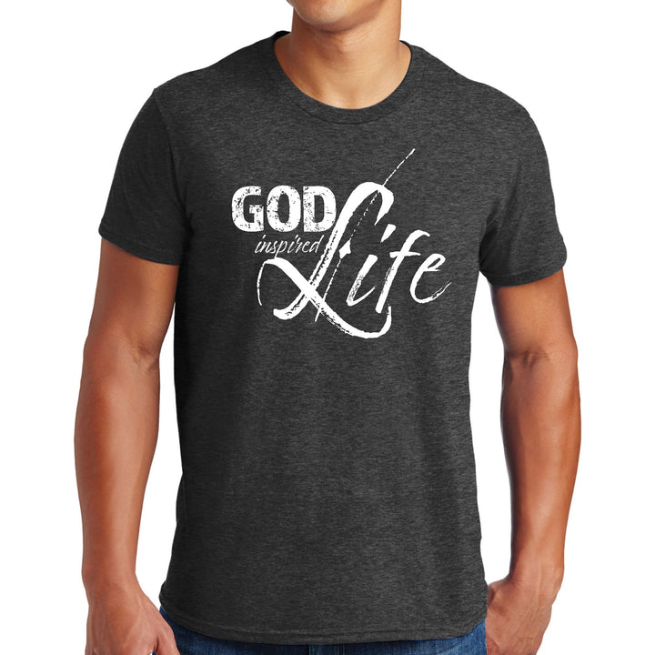 Mens Graphic T-shirt God Inspired Life - Mens | T-Shirts