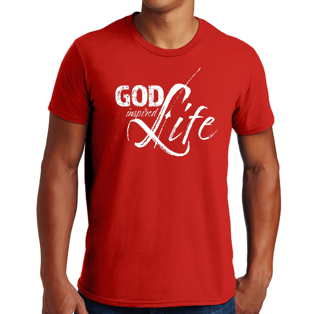 Mens Graphic T-shirt God Inspired Life - Mens | T-Shirts