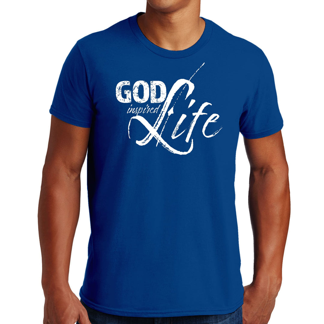 Mens Graphic T-shirt God Inspired Life - Mens | T-Shirts