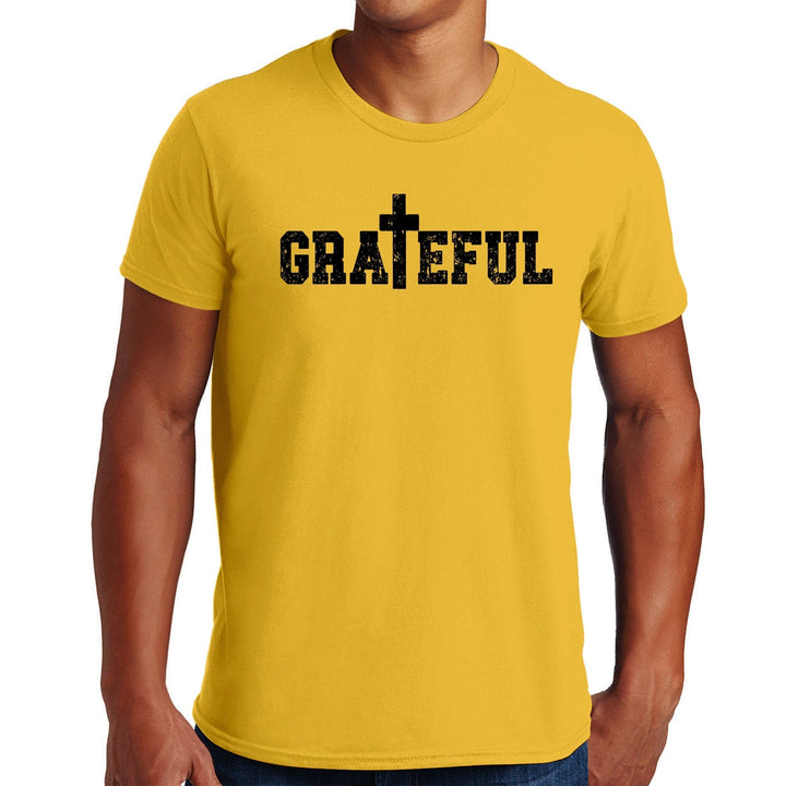 Mens Graphic T-shirt Grateful - Mens | T-Shirts | Front/Back