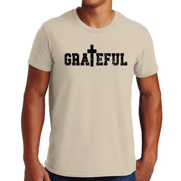 Mens Graphic T-shirt Grateful - Mens | T-Shirts | Front/Back