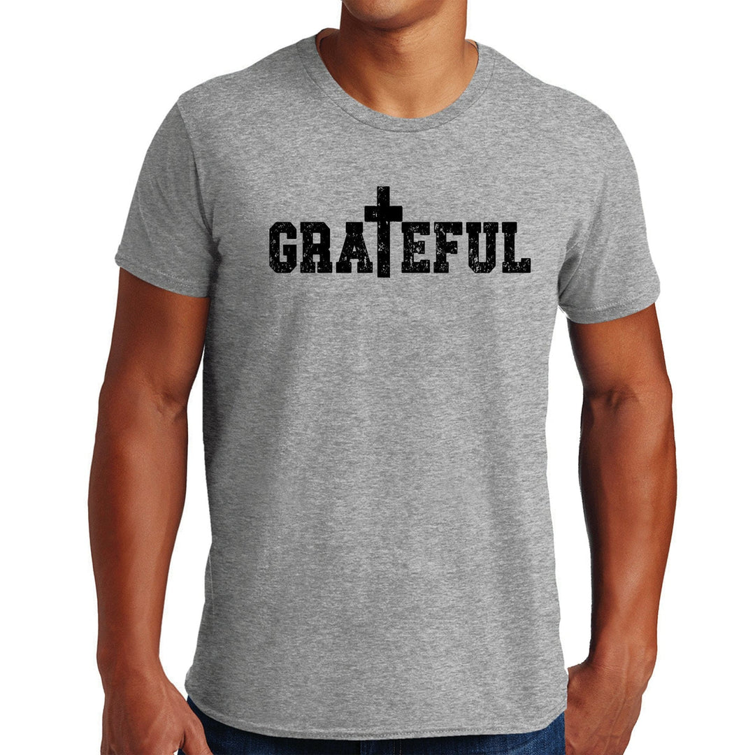 Mens Graphic T-shirt Grateful - Mens | T-Shirts | Front/Back