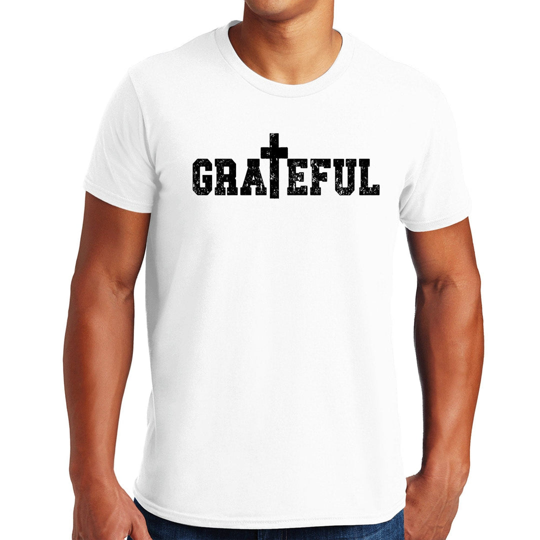 Mens Graphic T-shirt Grateful - Mens | T-Shirts | Front/Back