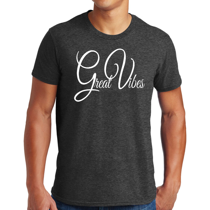 Mens Graphic T-shirt Great Vibes - Mens | T-Shirts