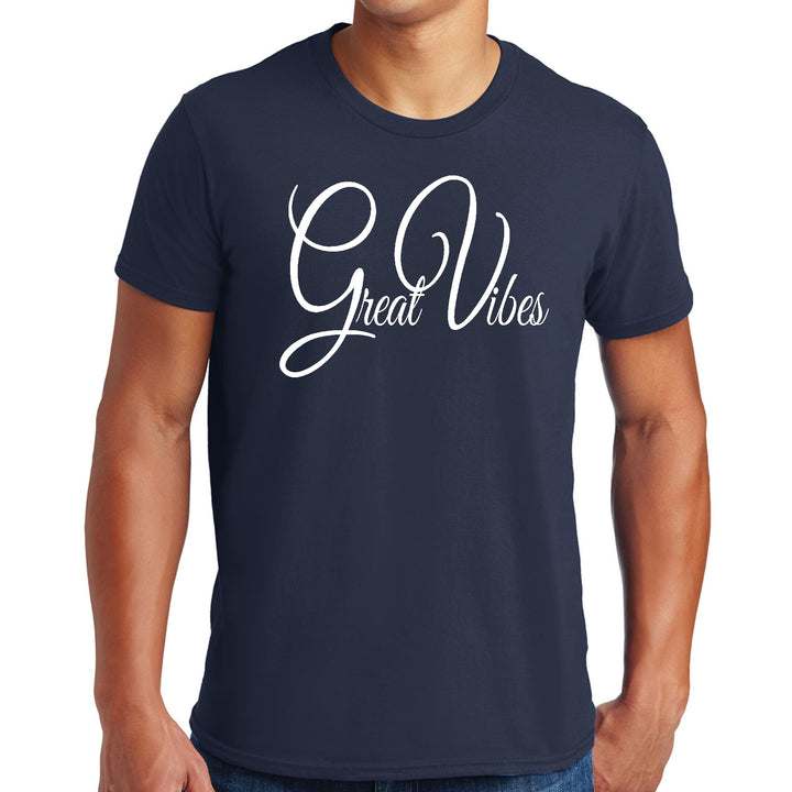 Mens Graphic T-shirt Great Vibes - Mens | T-Shirts