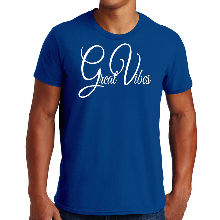 Mens Graphic T-shirt Great Vibes - Mens | T-Shirts