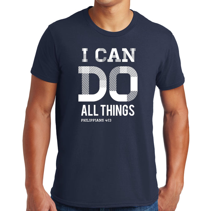 Mens Graphic T-shirt i Can Do All Things Philippians 4:13 - Mens | T-Shirts