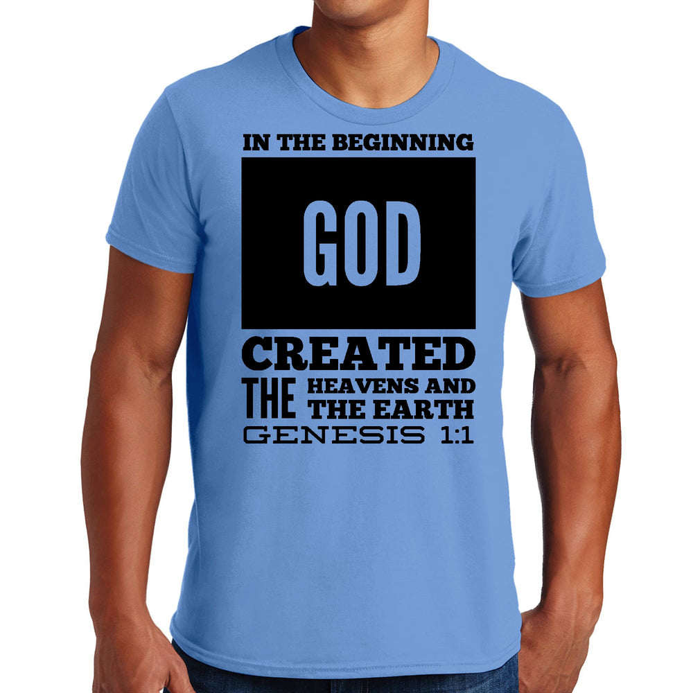 Mens Graphic T-shirt in the Beginning Print - Mens | T-Shirts