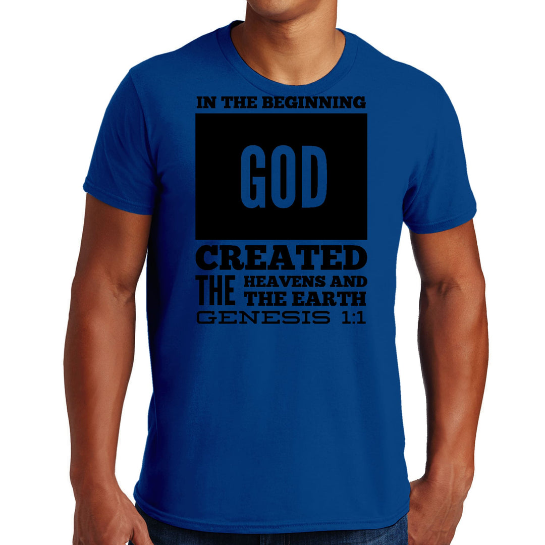 Mens Graphic T-shirt in the Beginning Print - Mens | T-Shirts