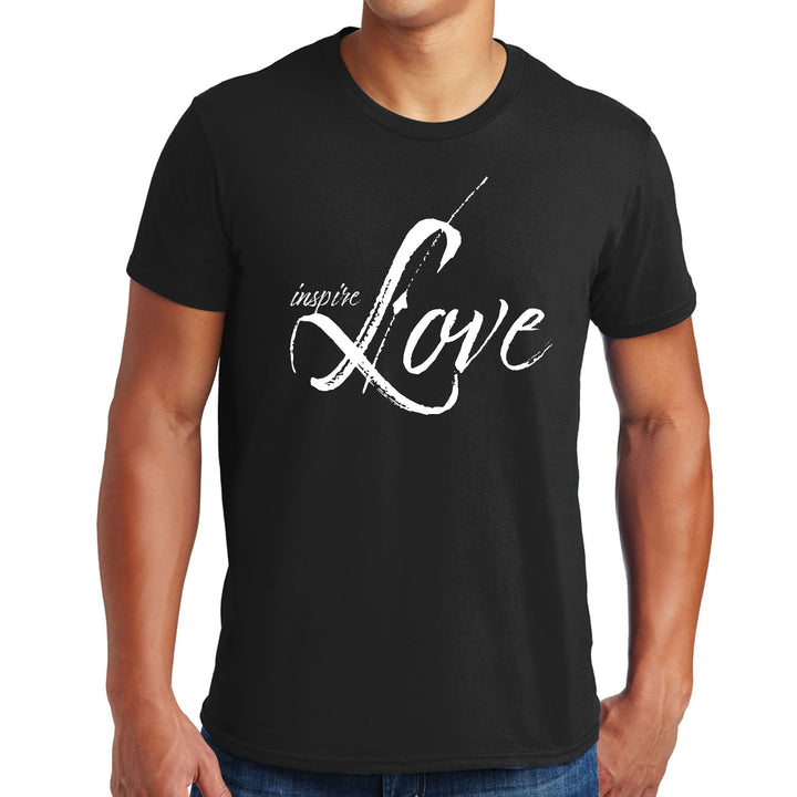 Mens Graphic T-shirt Inspire Love - Mens | T-Shirts