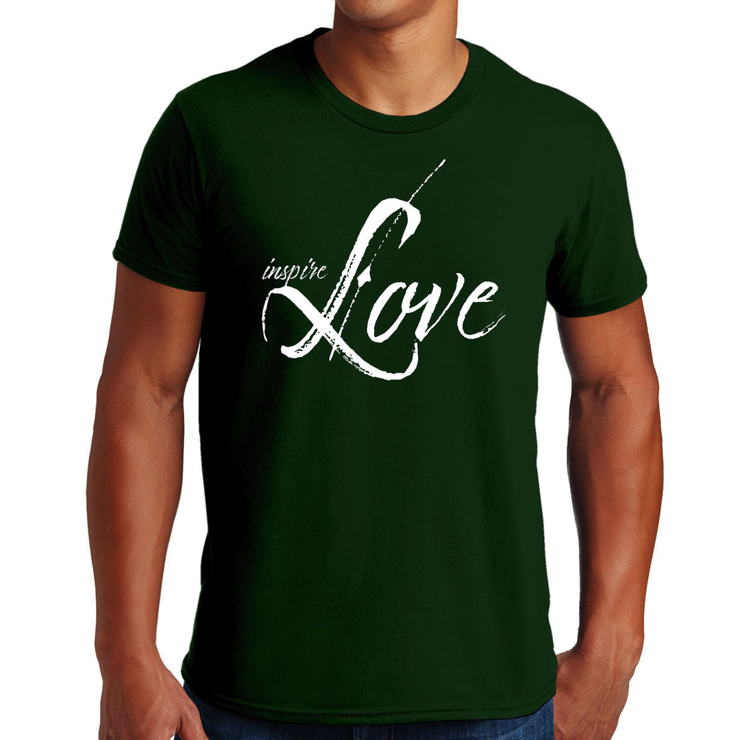 Mens Graphic T-shirt Inspire Love - Mens | T-Shirts