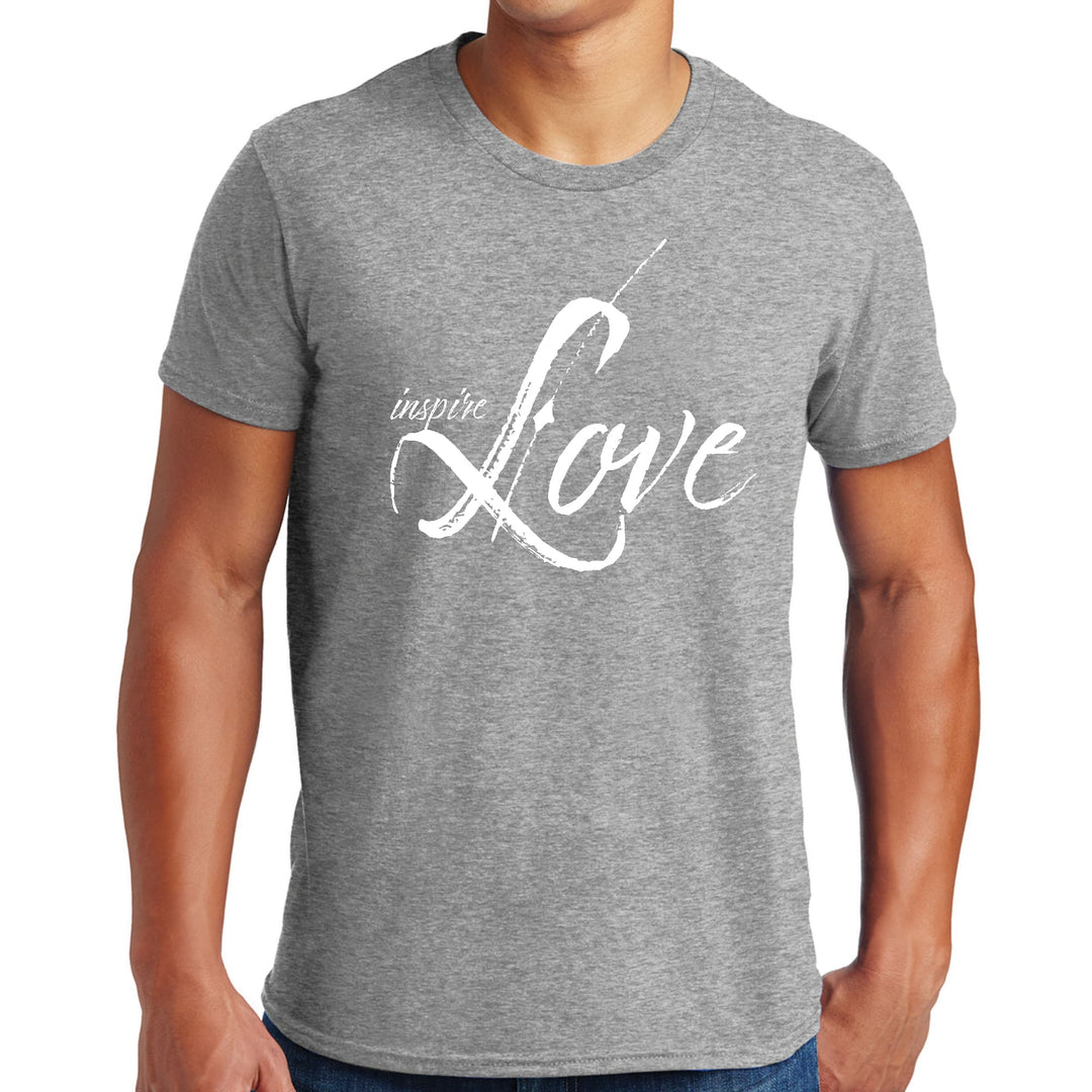 Mens Graphic T-shirt Inspire Love - Mens | T-Shirts