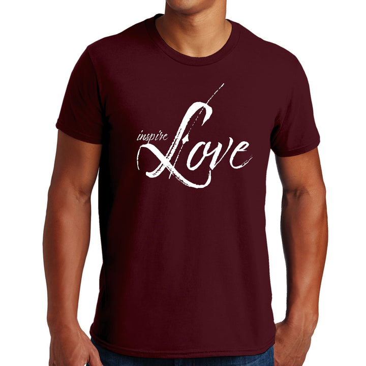 Mens Graphic T-shirt Inspire Love - Mens | T-Shirts