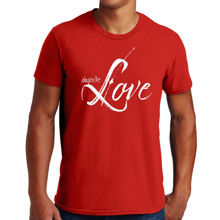 Mens Graphic T-shirt Inspire Love - Mens | T-Shirts