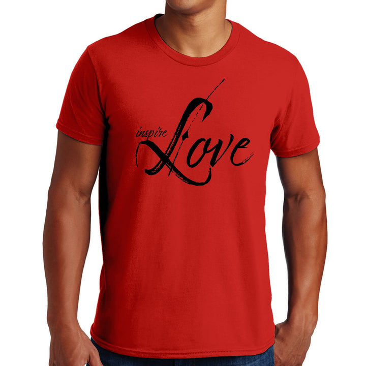 Mens Graphic T-shirt Inspire Love - Mens | T-Shirts