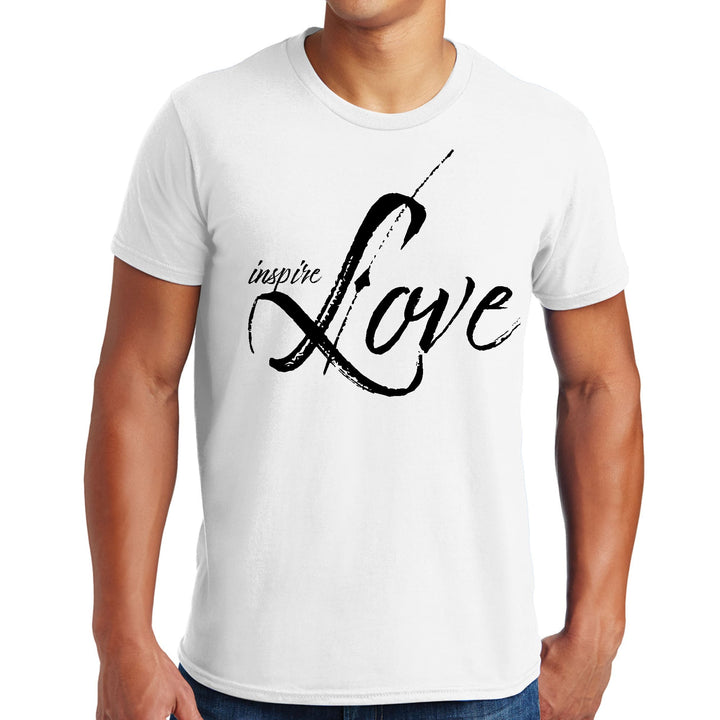 Mens Graphic T-shirt Inspire Love - Mens | T-Shirts