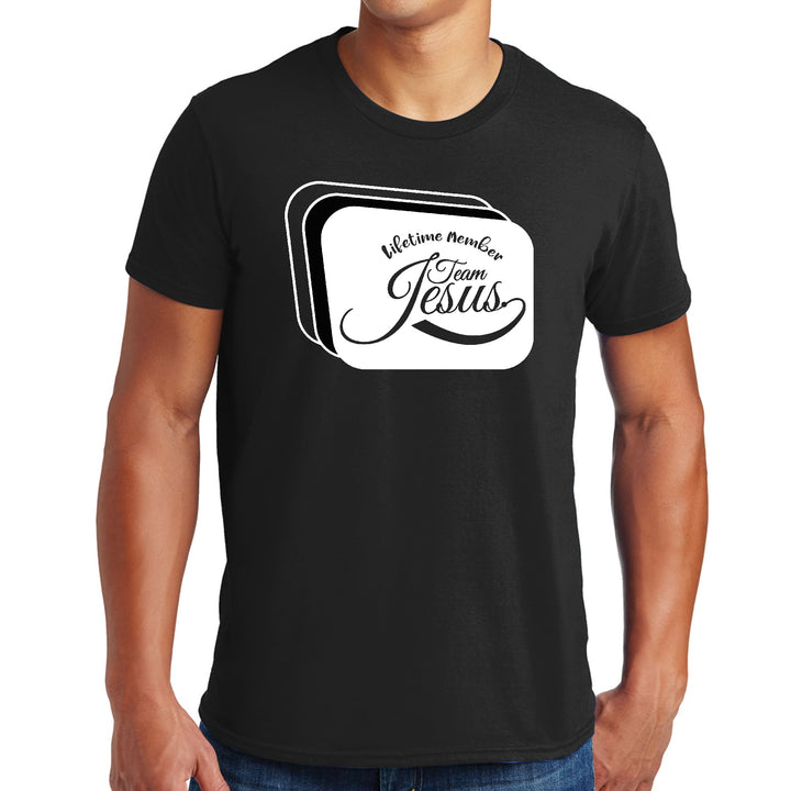 Mens Graphic T-shirt Lifetime Member Team Jesus - Mens | T-Shirts