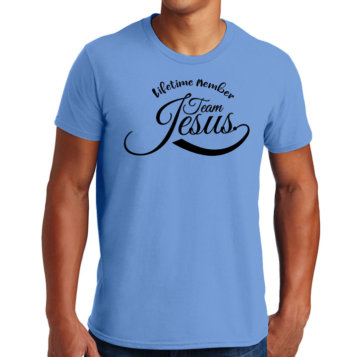 Mens Graphic T-shirt Lifetime Member Team Jesus - Mens | T-Shirts