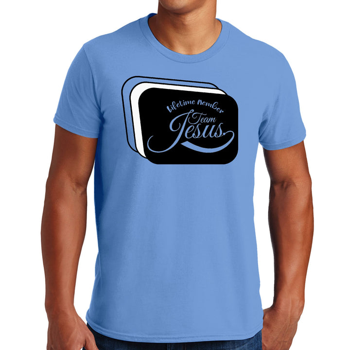 Mens Graphic T-shirt Lifetime Member Team Jesus - Mens | T-Shirts